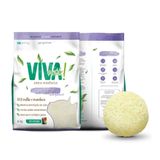 Areia Higiênica Viva Verde  Limpeza Plena 4kg Roxa Bio Fina