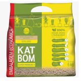 Granulado Sanitário Katbom Capim Limão Para Gatos - 6 Kg