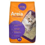 Areia Sanitária Me.au Pet Grãos Finos Para Gatos - 4 Kg