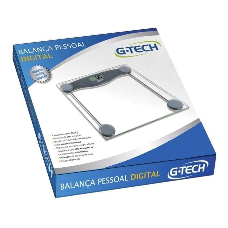 Balança Digital G-tech Glass 10