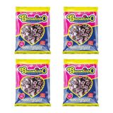 Kit 4 Pacotes Bala De Amendoin Gamadinho Igual Dadinho 600gr