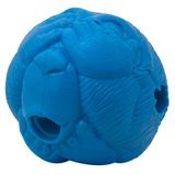 Bola Macaquinho Pet Games Com Dispenser De Ração Ou Petisco Azul - Tam. P