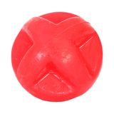 Brinquedo Furacão Pet Bola De Borracha Maciça Superball Vermelho Para Cães - Tamanho G
