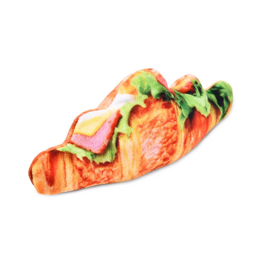 Brinquedo Chalesco Plush Croissant Para Cães E Gatos