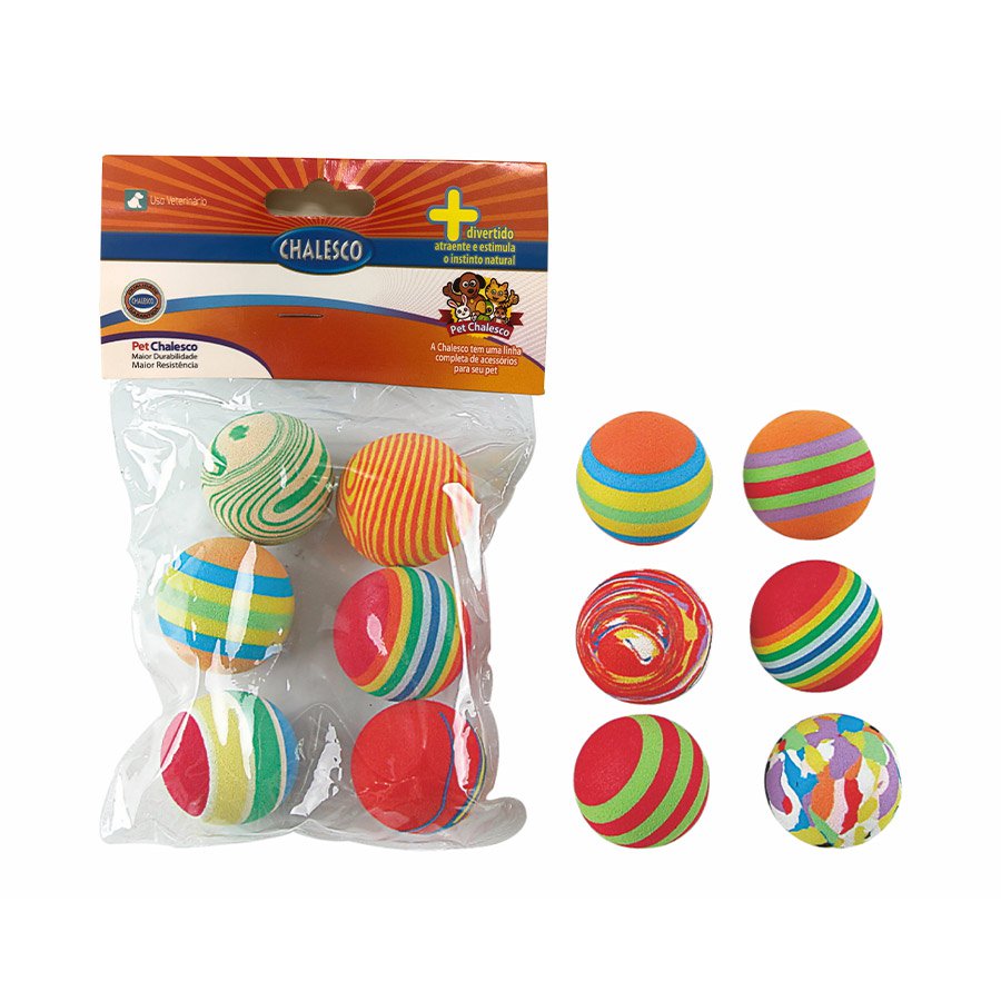 Brinquedo Chalesco Cat Bolinhas para Cães e Gatos