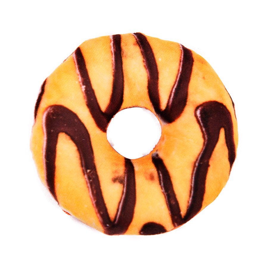Brinquedo Chalesco Plush Donut Para Cães E Gatos