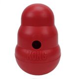 Brinquedo Interativo Kong Wobbler Com Dispenser Para Ração Ou Petisco Vermelho - Tam. P