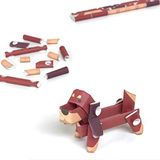 Animais Piperoid Dachshund Dog 3d Puzzle Diy Kit De Artesanato Para Adultos E Crianças - Cool Karakuri Circus Japonês Origami Paper Craft