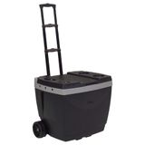 Caixa Térmica 42L Cores com Rodinha Cooler Bebidas Mor Cor: Preta