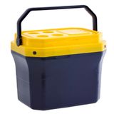 Caixa Térmica Com Alça 40 Lts Colors Paramount Azul Marinho- Amarelo Paramount Plásticos