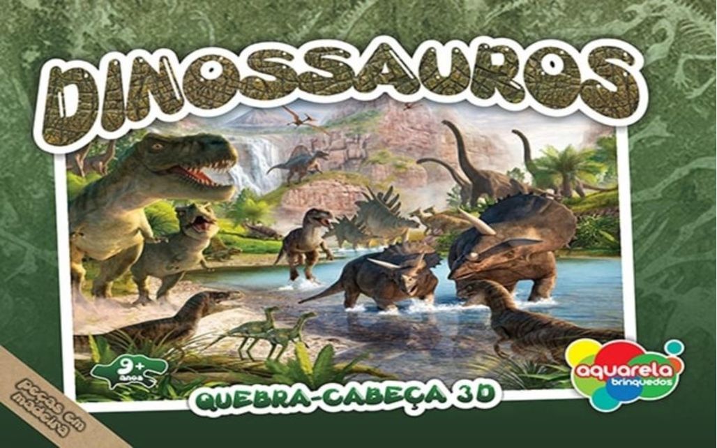 COMBO DINOSSAUROS - QUEBRA-CABEÇA 3D