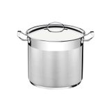 Caldeirão Tramontina Professional Em Aço Inox Fundo Triplo Com Tampa E Alças 28 Cm 15,7 L Tramontina