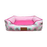 Cama Fábrica Pet Fluffy Rosa Para Cães E Gatos - Tamanho M