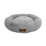 Cama Fábrica Pet Nuvem Pelúcia Cinza Para Cães E Gatos - Tamanho G