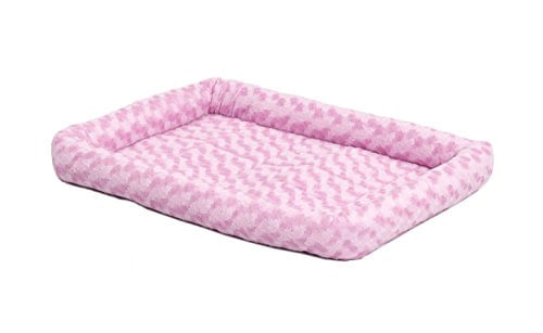 Cama De Cachorro Rosa De 18 Polegadas Ou Cama De Gato C/ Reforce Confortável | Ideal Para Toy Dog Breeds &amp; Fits A 18-inch Dog Crate | Lav