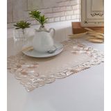 Caminho De Mesa Premium Lima Jolitex Bege Un