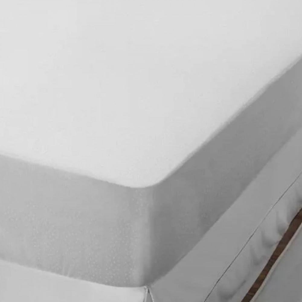 Protetor De Colchão Impermeável Casal Silencioso Lençol 140x190 Cm Fibrasca
