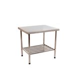 Mesa Bancada 1,20x0,70 Total Inox 430 Desmontável Multiuso - Imeca