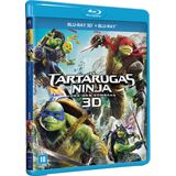 Blu-Ray + Blu-Ray 3D - As Tartarugas Ninja: Fora das Sombras