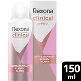 Desodorante Rexona Clinical Antitranspirante Aerossol Classic 150ml