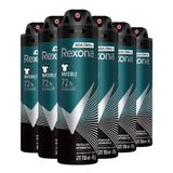 Kit Desodorante Aerosol Rexona Invisible Men 150ml/90g - 6 Unidades
