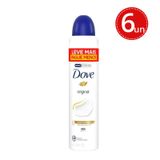 Kit Desodorante Aerosol Dove Original 250ml - 6 Unidades