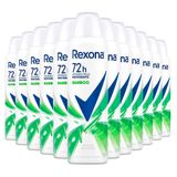 Kit Desodorante Aerosol Rexona Bamboo 150ml - 12 Unidades