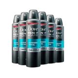 Kit Desodorante Aerosol Dove Men Care Cuidado Total 89g 6 Unidades