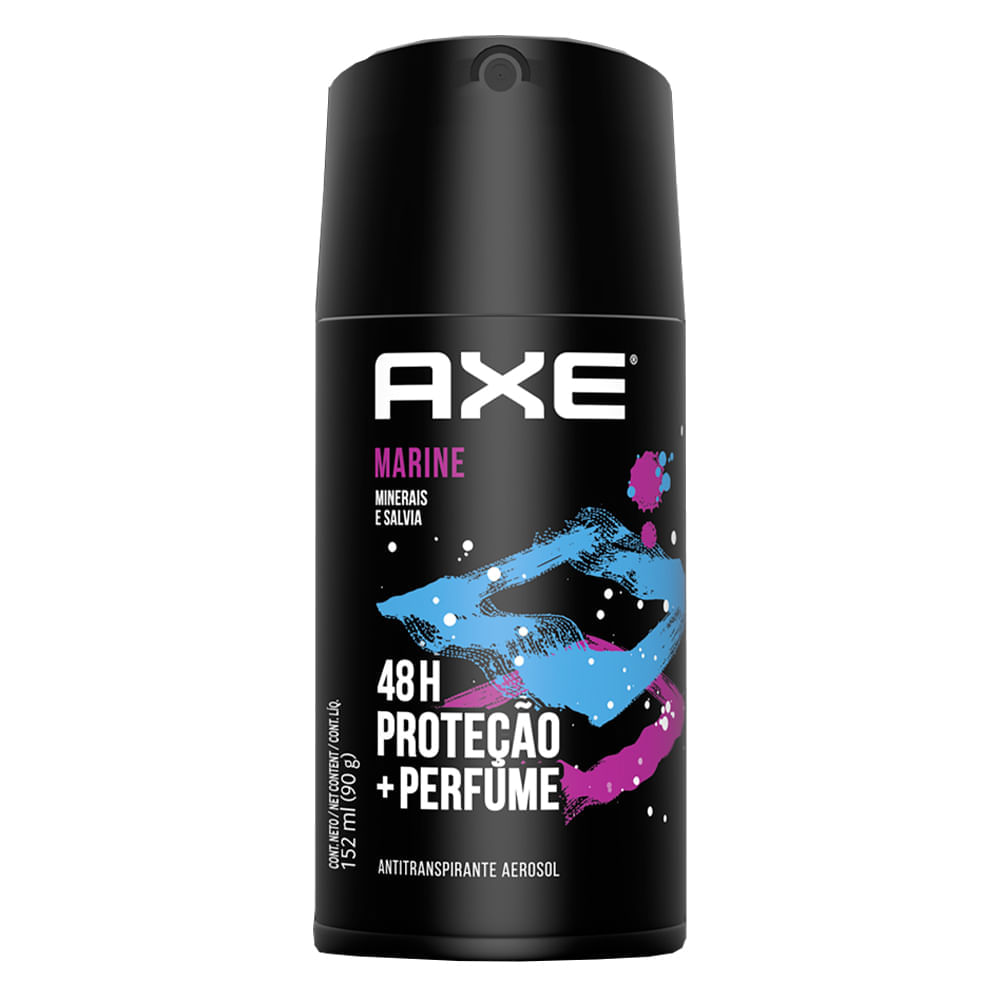 Desodorante Antitranspirante Aerosol Axe Marine 90g