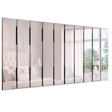 Espelho Decorativo Painel 3d Placa Mdf Vidro Montavel 10pçs
