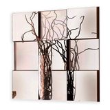 Espelho Decorativo Liverpool Mdf Relevo 3d Vidro 9 Peças