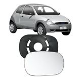Lente Retrovisor Com Base Ka 97-07 Modelo Ficosa Ld Direito