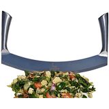 Mezzaluna Faca (cortador De Pizza) Helicóptero Vegetal Para Salada Picada, Faca Industrial Pizza Rocker (lâmina De 14 Polegadas)