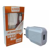 Carregador Kd508 Kaid Usb Turbo Cabo De Dados Celular