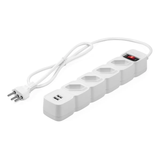 Filtro De Linha 4 Tomadas E 2 Usb Bivolt Intelbras Epe 204 Branco