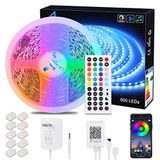 Aled Light 5050 10m 600leds Rgb 60leds/m Smd Sem Impermeável Troca De Cores Led Tiras Luz Kit De Luz +44 Chave Ir Remote+24v/3.5a Ac Fonte