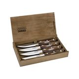 Conjunto De Facas Jumbo Para Churrasco Polywood Castanho 4pçs - Tramontina Tramontina