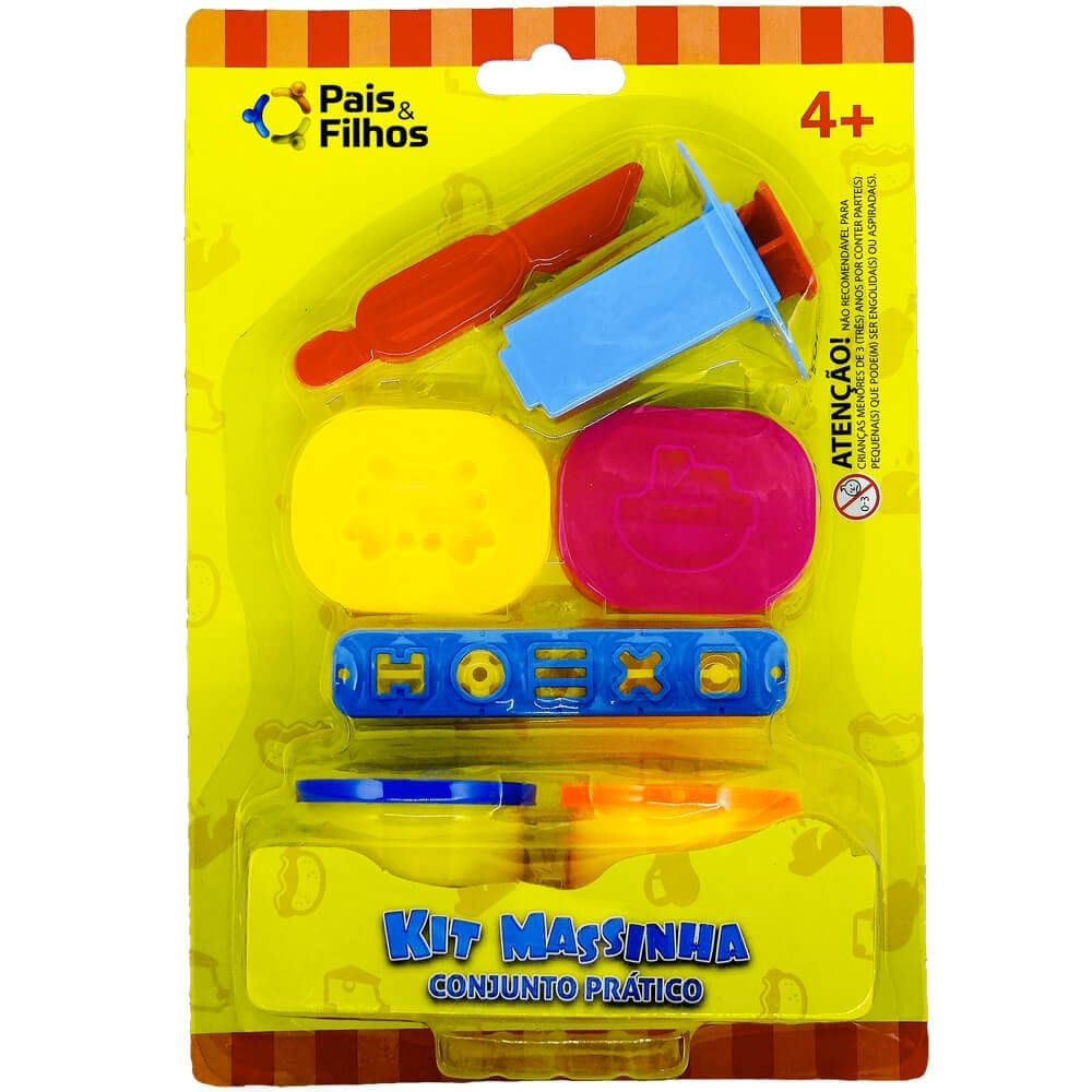 Kit Massinha De Modelar Conjunto Pratico Pais E Filhos