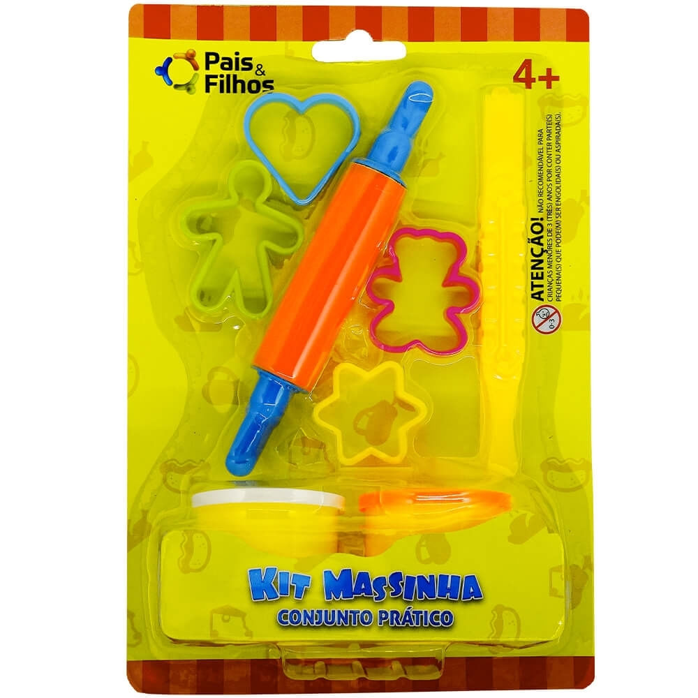 Kit Massinha De Modelar Conjunto Pratico Pais E Filhos