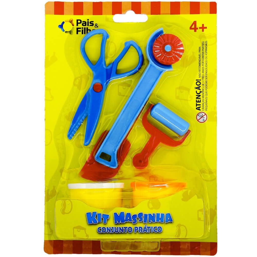 Kit Massinha De Modelar Conjunto Pratico Pais E Filhos