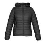 Jaqueta Puffer Feminina Plus Size Sea Surf Preto G4