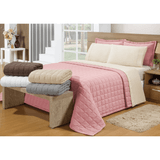 Cobre Leito Queen Soft Rosé Valle Enxovais 2 Peças Valle Enxovais