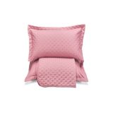 Jogo De Colcha Casal Lisa Peach Touch La Dotta Rosa Un
