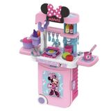 Cozinha Infantil Minnie 3 Em 1 Maleta Rosa - Multikids 1300