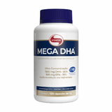 Kit 2x: Mega Dha Ômega 3 1000mg Vitafor 120 Cápsulas