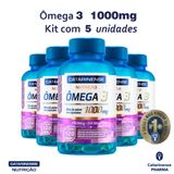 Ômega 3 1000mg 600 Caps 100% Original Catarinense Pharma Kit 5 Un