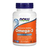 Ômega-3 Molecularmente Destilados Now Foods 100softgels