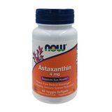 Astaxantina 4mg Now Foods 60vegs Softgel