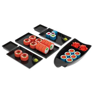 Jogo Japonês Kit Sushi 3 Peças no Chacote Biscoito