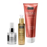 Kit Amor Midas Biofios - Leave In + Óleo Argan + Reparador